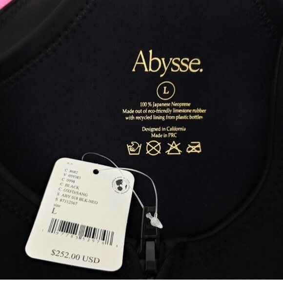 Free People X Abysse Elle One piece Black Smoothie Wet Suit - Picture 7 of 8
